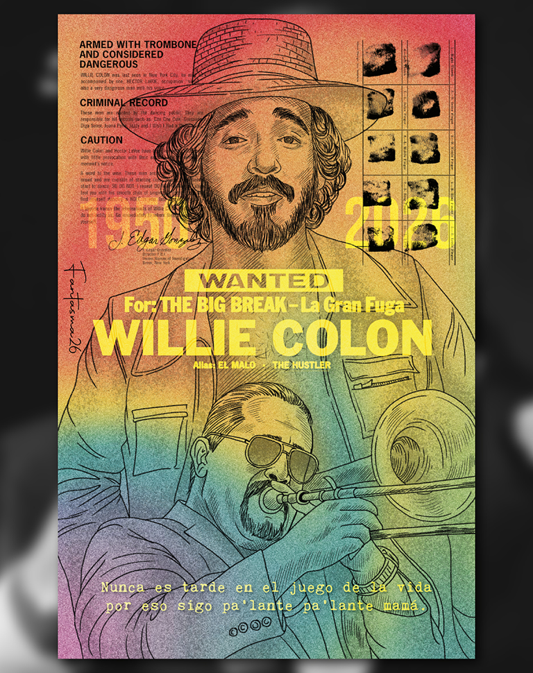Print | El Malo Willie Colón